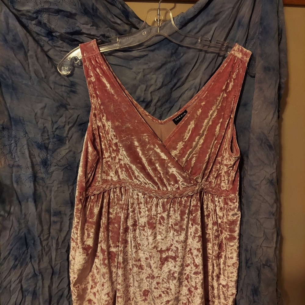 Pink Velvet Torrid Tank